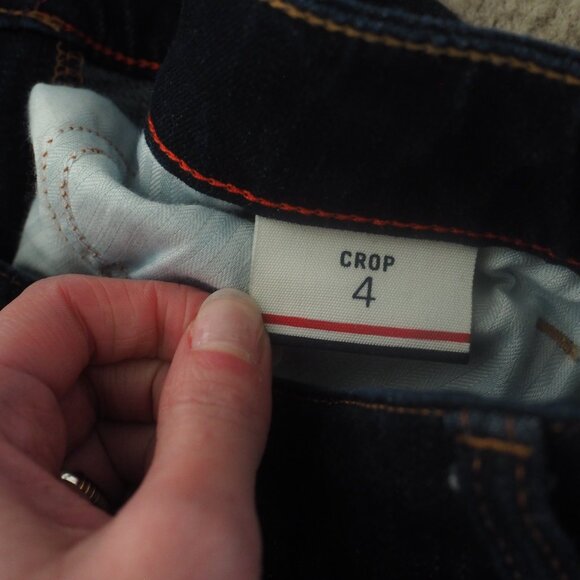 Tommy Hilfiger Women's Dark Blue Crop Skinny Jeans Size 4 - Picture 7 of 10